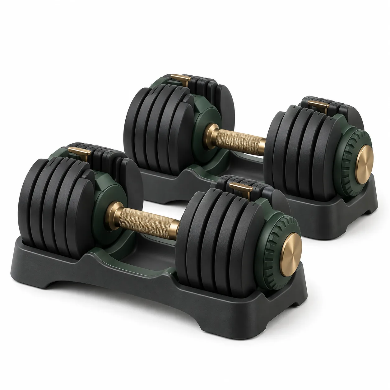 Adjustable dumbbell style